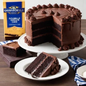 Ghirardelli Double Chocolate Cake Mix