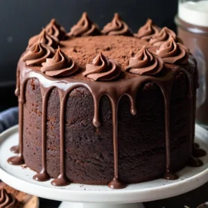 simple moist chocolate cake recipe with cocoa powder