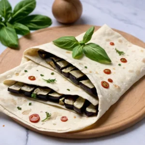 Quick and Easy White Anchovy Eggplant Lavash Recipe Ready in Just 35 Minutes