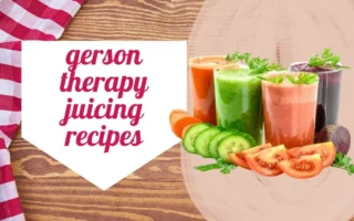 Gerson therapy juicing recipes