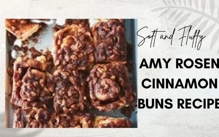 amy rosen cinnamon buns recipe