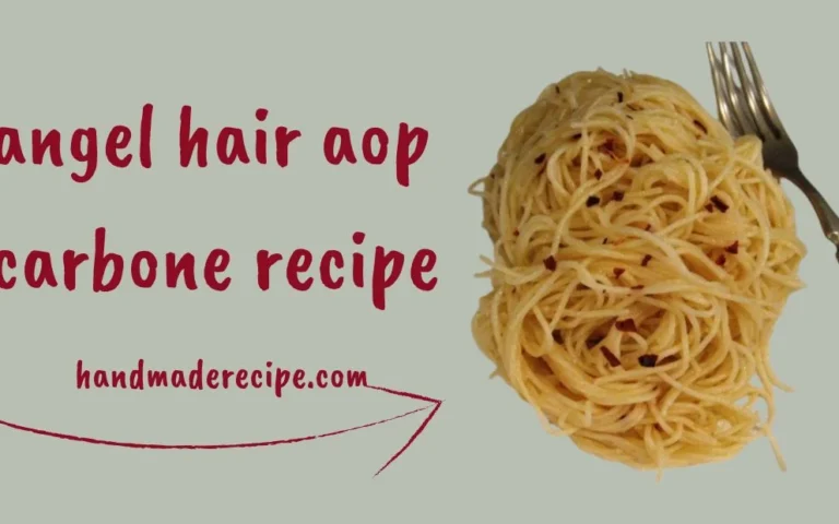 angel hair aop carbone recipe