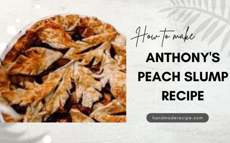 anthony's peach slump recipe