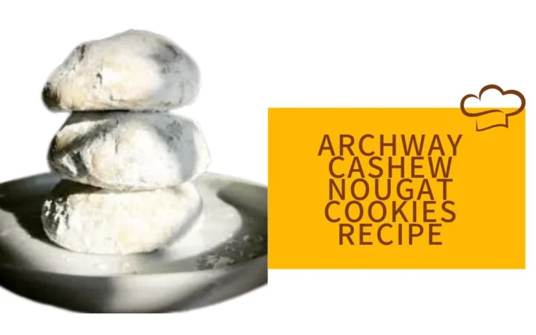 archway cashew nougat cookies recipe