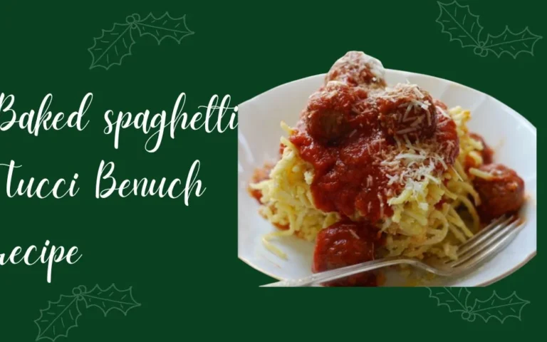 baked spaghetti tucci benucch recipe