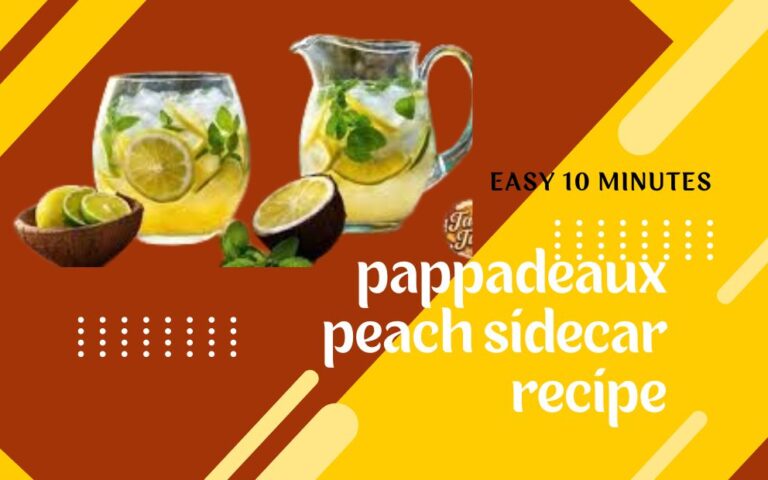 Pappadeaux peach sidecar recipe