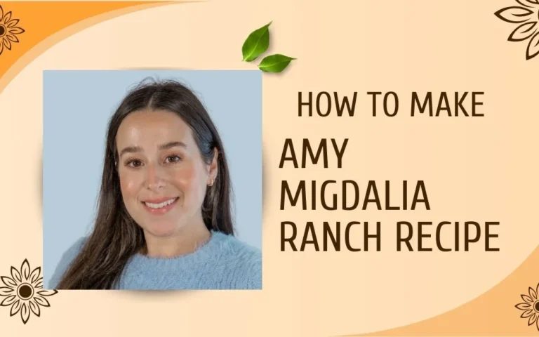 Amy Migdalia ranch recipe