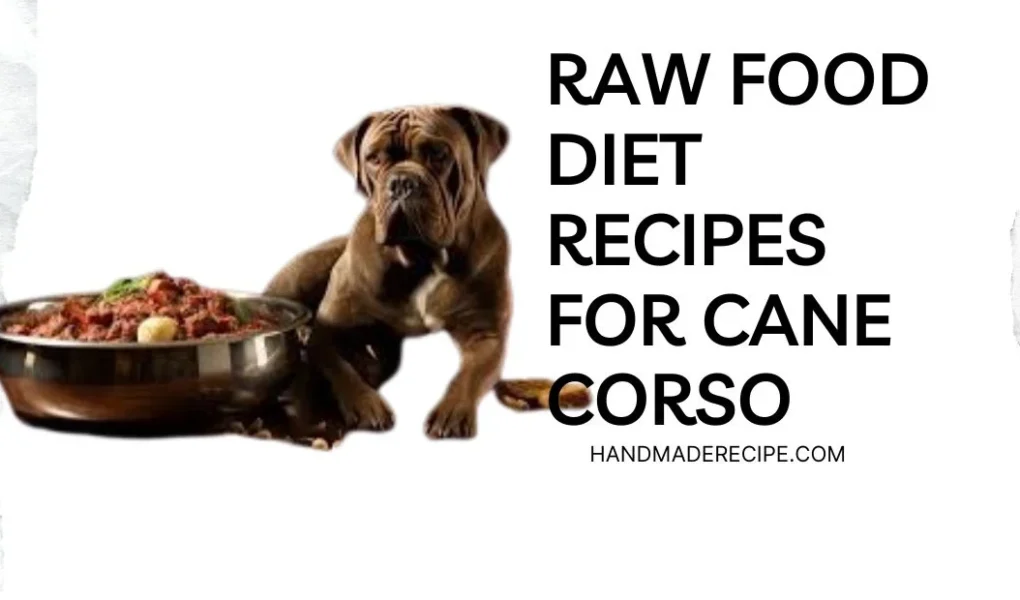 raw food diet recipes for cane corso