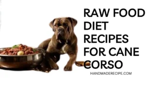 raw food diet recipes for cane corso