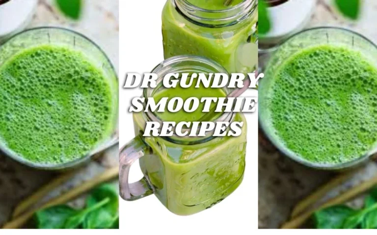 dr gundry smoothie recipes