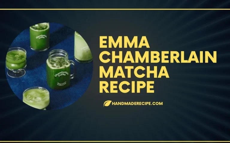 Emma Chamberlain Matcha Recipe