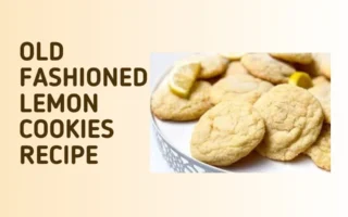 old fashioned lemon cookies recipe