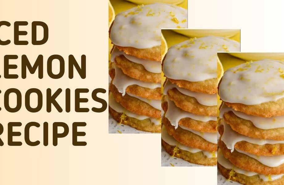 iced lemon cookies recipe