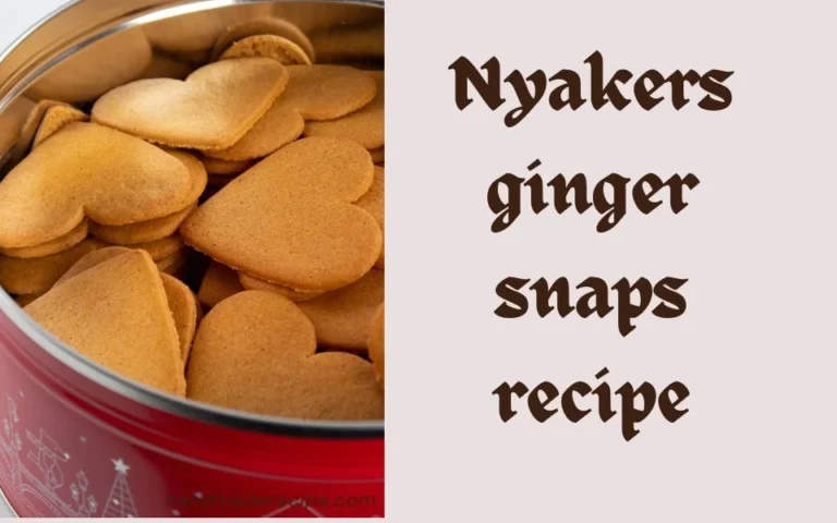 nyakers ginger snaps recipe