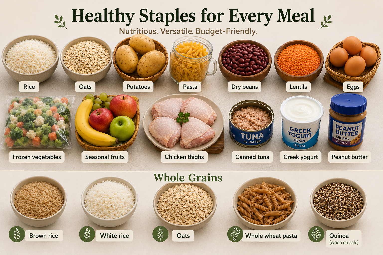 cheap healthy meal prep ideas
