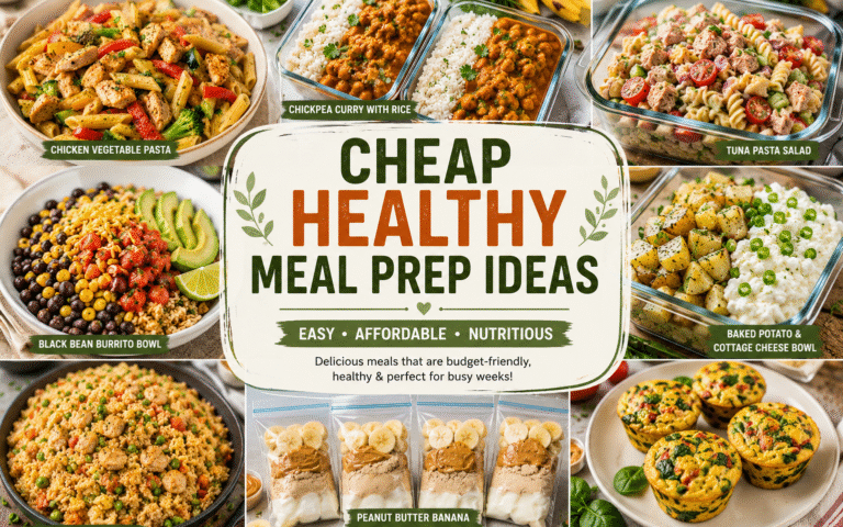 cheap healthy meal prep ideas