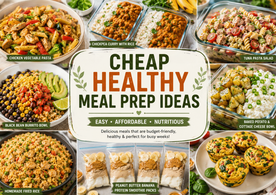 cheap healthy meal prep ideas