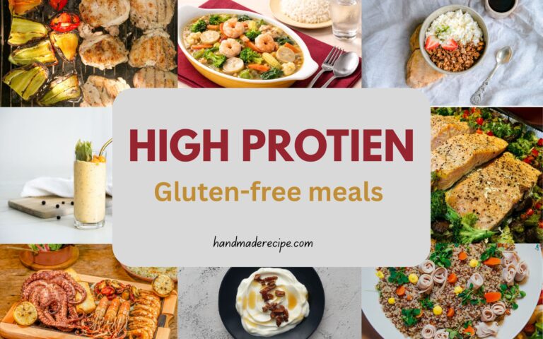 Gluten high protein meals