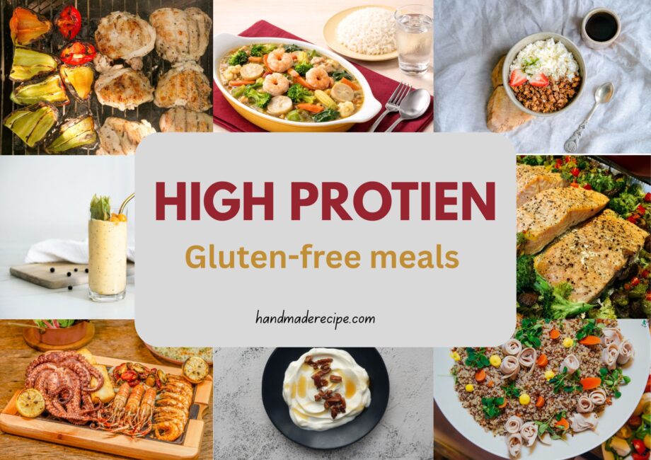 Gluten high protein meals
