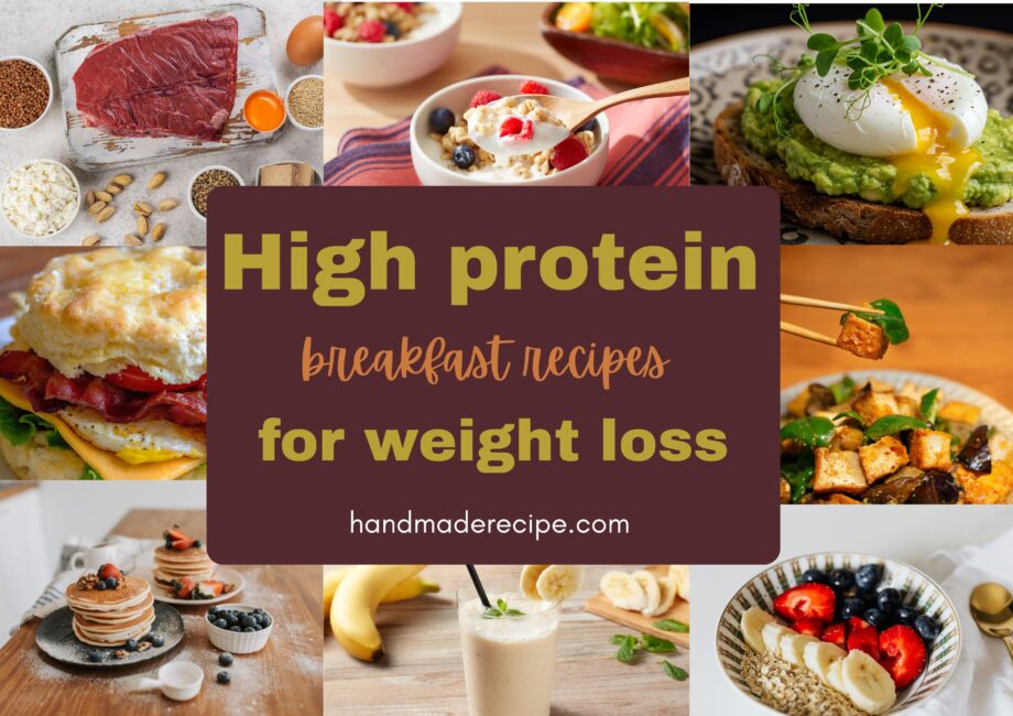 high protein breakfast recipes for weight loss